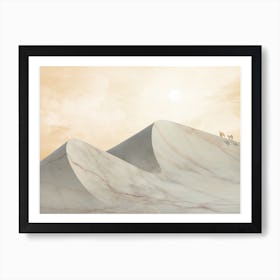 Marble Landscape VIIII Art Print