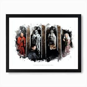 The Adoration Of The Mystic Lamb, Ghent, Belgium Art Print