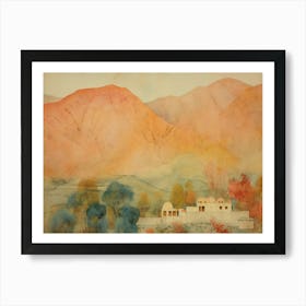 Mountain Village 15 Art Print