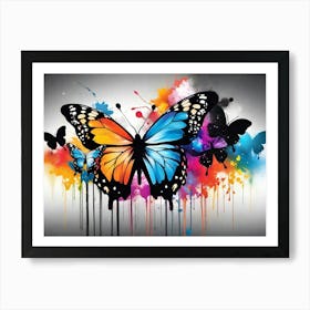 Colorful Butterfly 42 Art Print