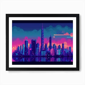 Shenzhen Skyline Art Print