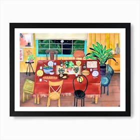 Family Meal Art Print