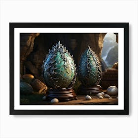 Game Of Thrones Eggs Art Print