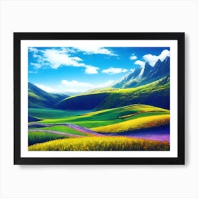 Landscape Wallpaper Art Print