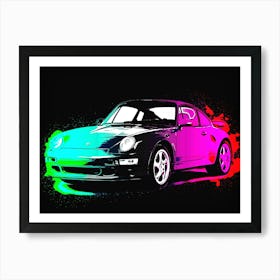 Porsche 911 993 Turbo Art Print