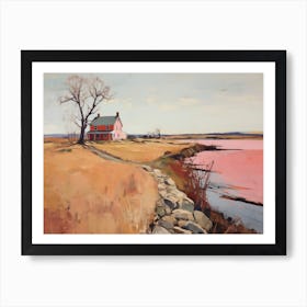 Long Island Landscape - expressionism 1 Art Print