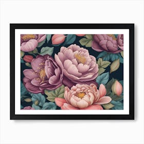 Peony Art Print