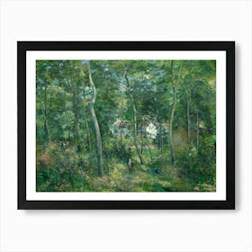 Edge Of The Woods Near L Hermitage, Pontoise (1879), Camille Pissarro Art Print