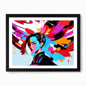 Asian Girl 19 Art Print