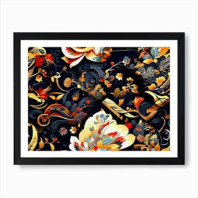 Floral Pattern 6 Art Print