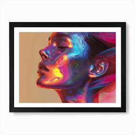 Holographic Painting Art Print