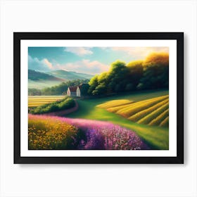 Field Of Flowers 2 Art Print