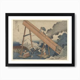 In The Totomi Mountains (1830) From The Thirty Six Views Of Mt Fuji, Katsushika Hokusai Art Print