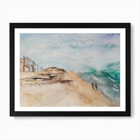 Rocas Negras Art Print