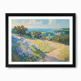 Western Landscapes Texas Hill Country 4 Art Print