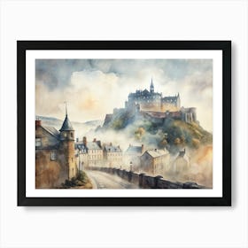 Edinburgh Castle Art Print