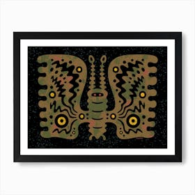 Night Dwelling Moth Art Print