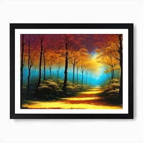 Path In The Woods 2 Art Print