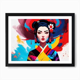 Geisha 114 Art Print