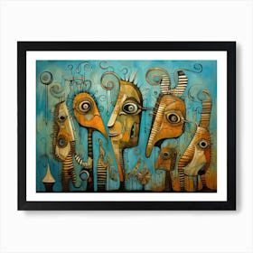 Sea Horses Art Print