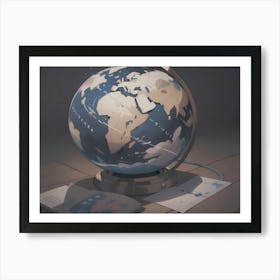 Globe Of The World Art Print