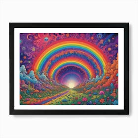 Rainbows In The Sky 1 Art Print