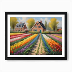 Tulip Farm Art Print