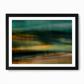 Fast Land Art Print