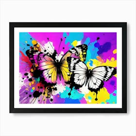 Butterfly Painting 183 Art Print