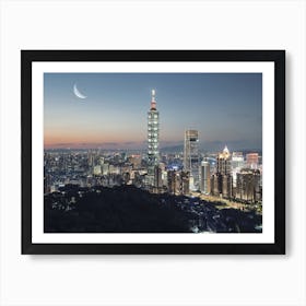 Evening In Taipei Art Print