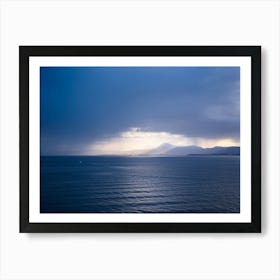 Storm Clouds Over The Sea Art Print