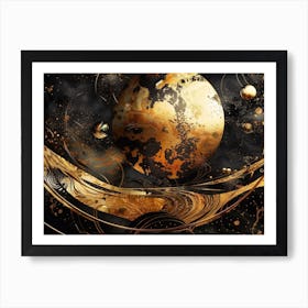Outer Space Abstract Art Print