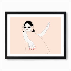 Dancing Girl 3 Art Print