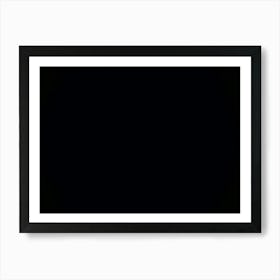 Black is everything Art Print