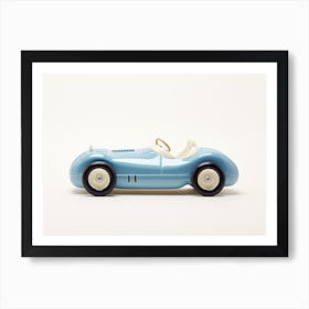 Toy Car Blue Race Car Art Print