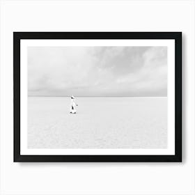 Walking African Beach Art Print