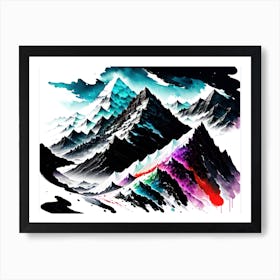 Mountains 1 Art Print