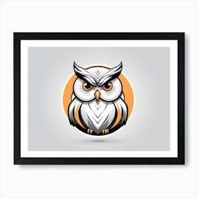 Owl Logo 3 Art Print