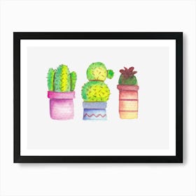 Cacti Art Print