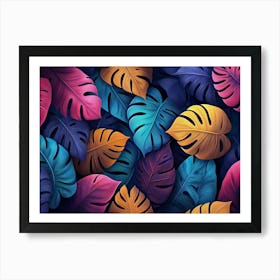 Tropical Leaves 8 Art Print