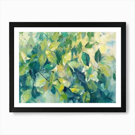 Green Leaves 7 Art Print