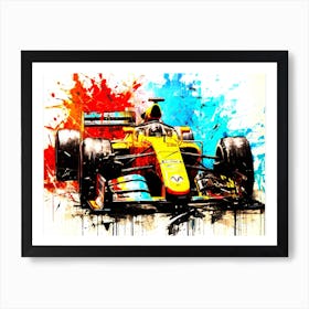 Single Seater Car - Indy Racer Art Print