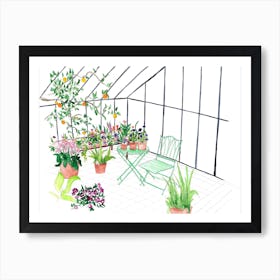 Greenhouse Art Print