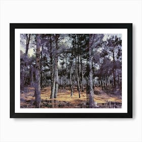 Forest Collage 4 Art Print