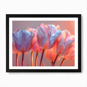 Tulips artwork 004 Art Print