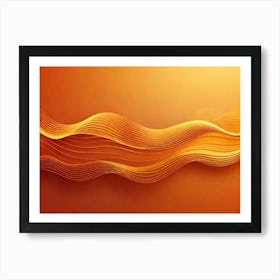 Abstract Wave Pattern 3 Art Print