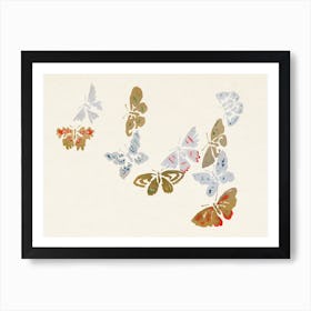 Japanese Butterfly, Cho Senshu (13) Art Print