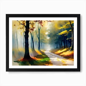 Walk In The Woods 7 Art Print