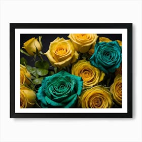 Yellow Roses Art Print