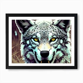 Wolf art 14 Art Print